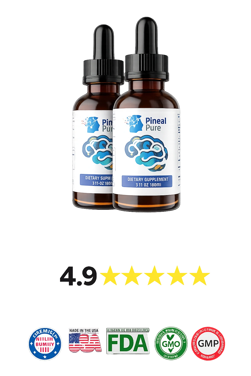 Pineal Pure Cognitive Focus & Mental Energy Supplement